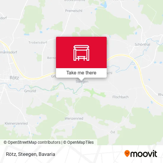 Карта Rötz, Steegen