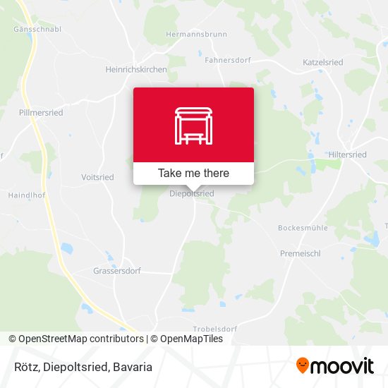 Rötz, Diepoltsried map