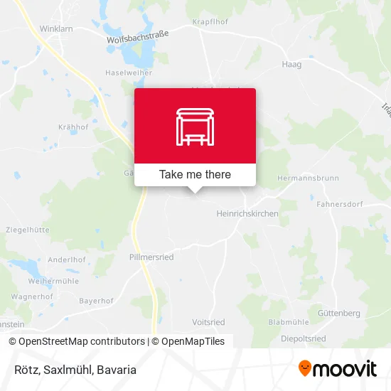 Карта Rötz, Saxlmühl