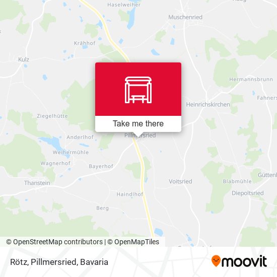 Rötz, Pillmersried map