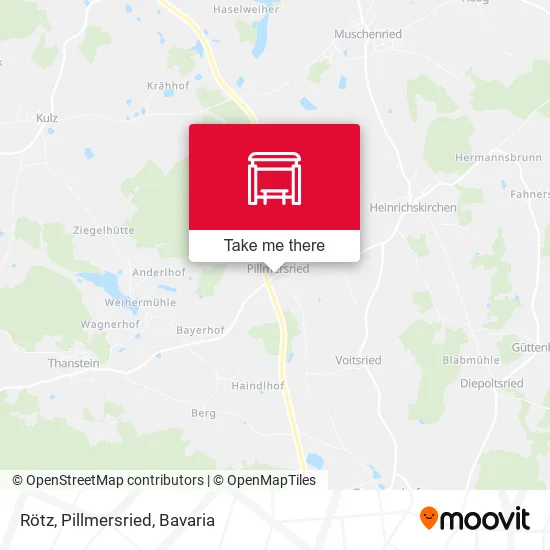Карта Rötz, Pillmersried