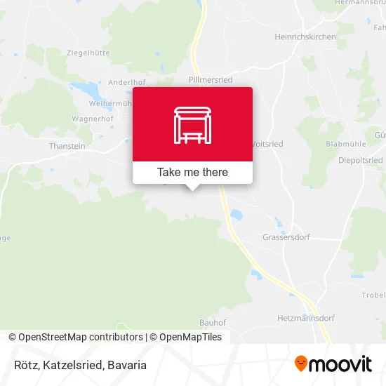 Карта Rötz, Katzelsried