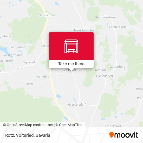 Карта Rötz, Voitsried