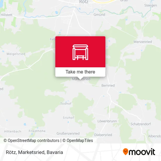 Rötz, Marketsried map