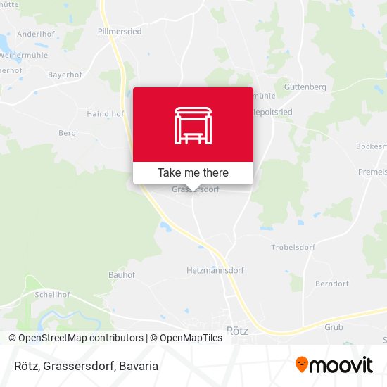 Rötz, Grassersdorf map