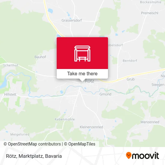 Rötz, Marktplatz map