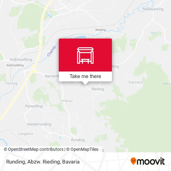 Карта Runding, Abzw. Rieding
