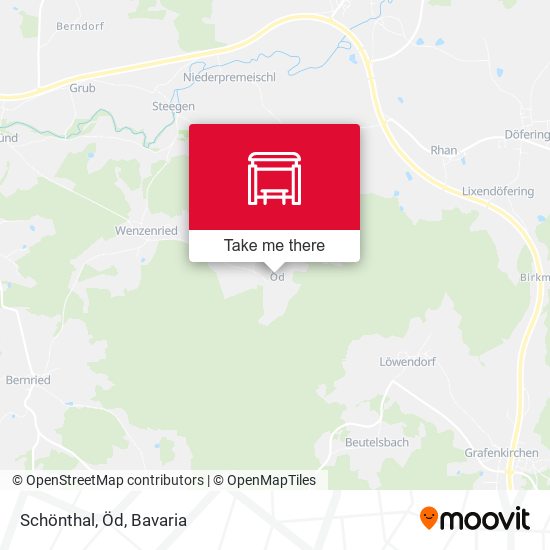 Schönthal, Öd map