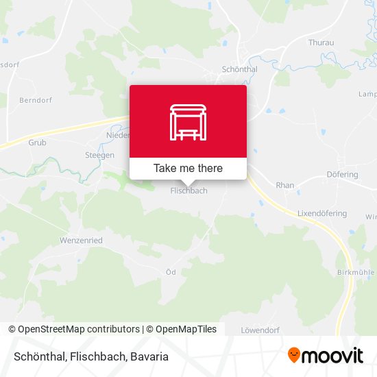 Schönthal, Flischbach map
