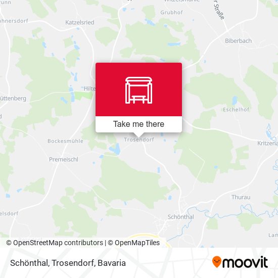 Schönthal, Trosendorf map