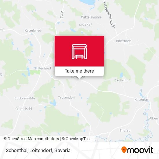 Карта Schönthal, Loitendorf