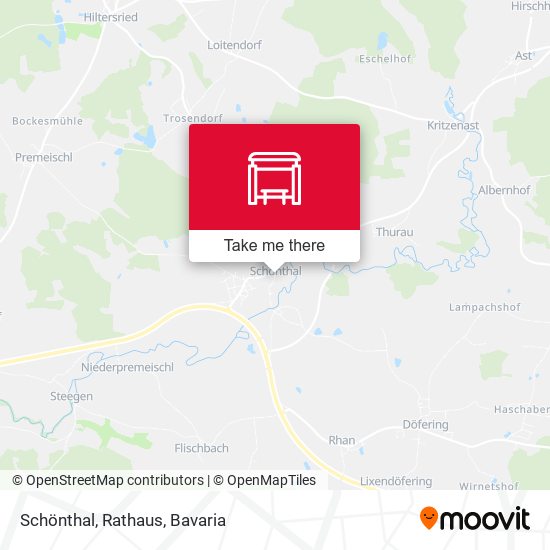 Schönthal, Rathaus map