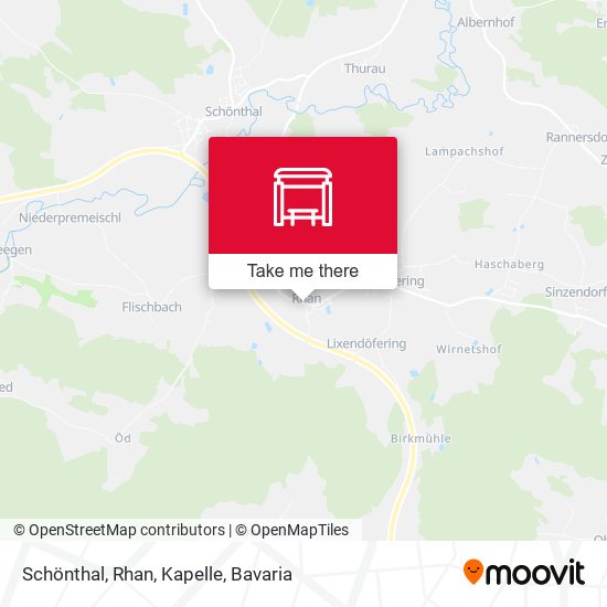 Schönthal, Rhan, Kapelle map