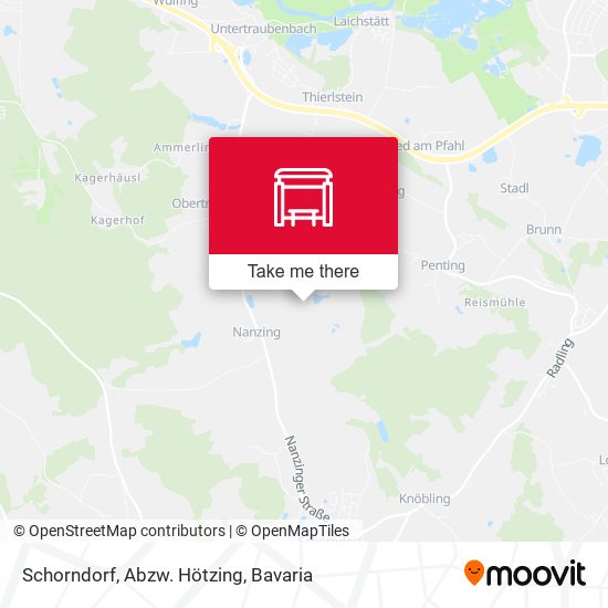 Schorndorf, Abzw. Hötzing map