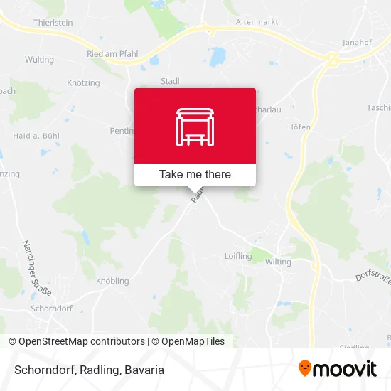 Карта Schorndorf, Radling