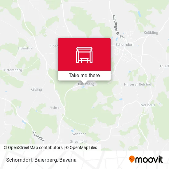 Карта Schorndorf, Baierberg