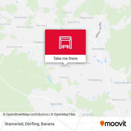 Stamsried, Dörfling map