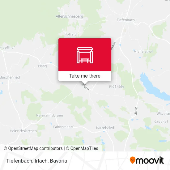 Карта Tiefenbach, Irlach