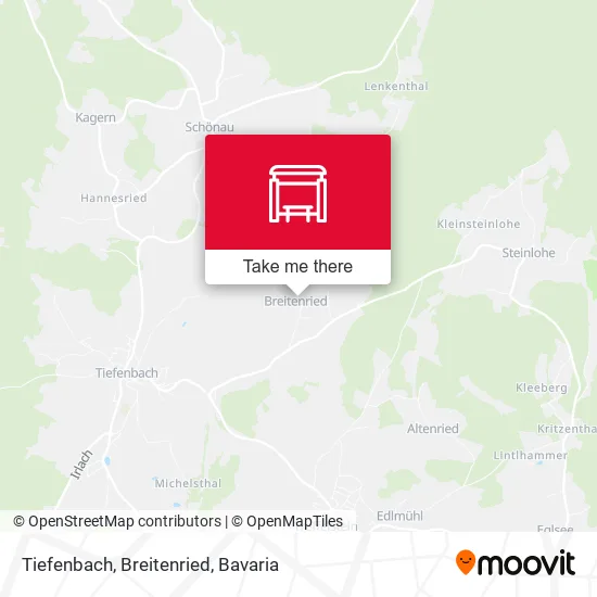 Карта Tiefenbach, Breitenried
