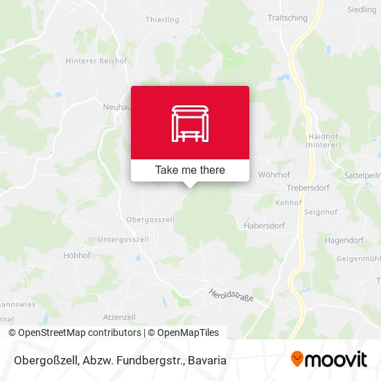 Карта Obergoßzell, Abzw. Fundbergstr.