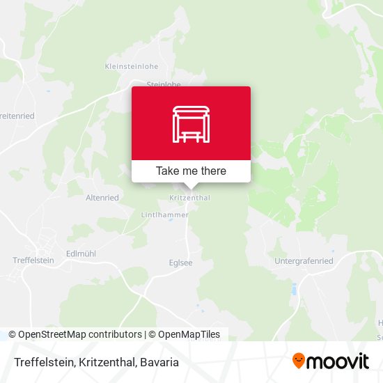 Treffelstein, Kritzenthal map