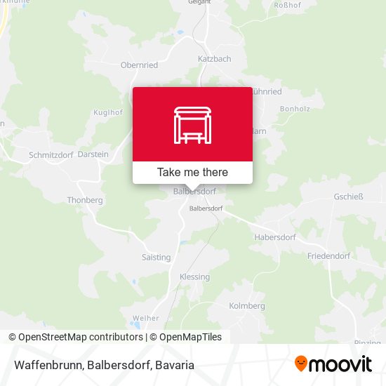 Waffenbrunn, Balbersdorf map