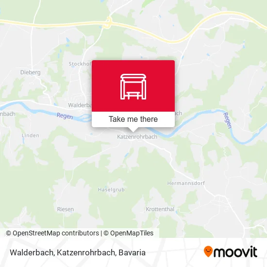 Карта Walderbach, Katzenrohrbach