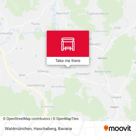 Карта Waldmünchen, Haschaberg