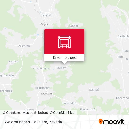 Waldmünchen, Häuslarn map