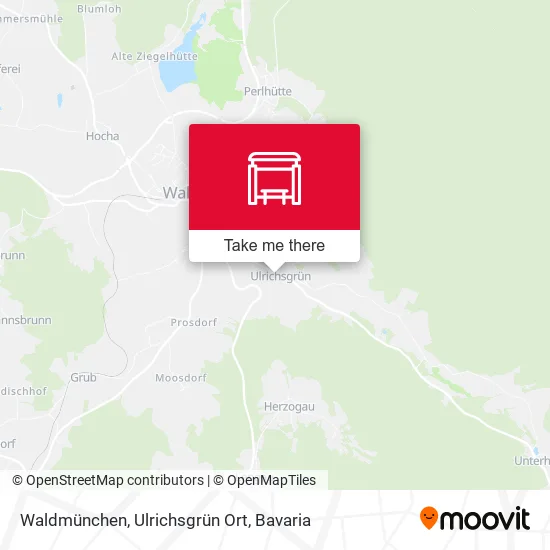 Карта Waldmünchen, Ulrichsgrün Ort