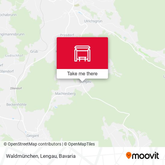Waldmünchen, Lengau map
