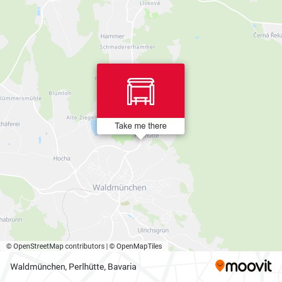 Waldmünchen, Perlhütte map