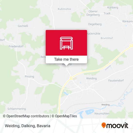 Карта Weiding, Dalking