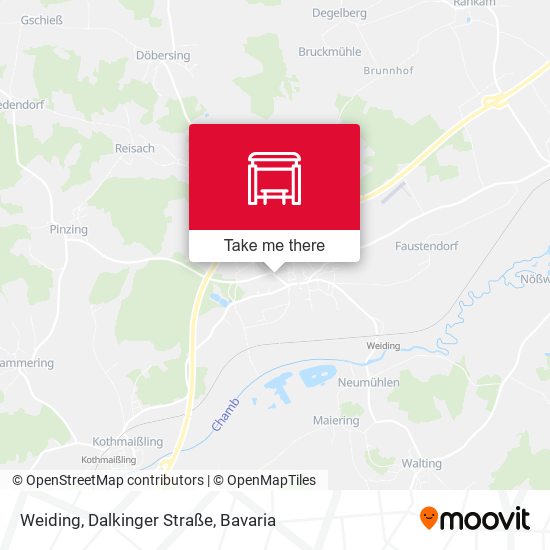 Weiding, Dalkinger Straße map