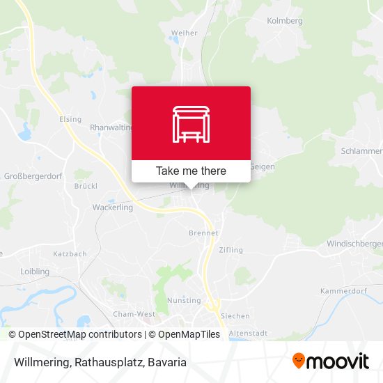 Willmering, Rathausplatz map