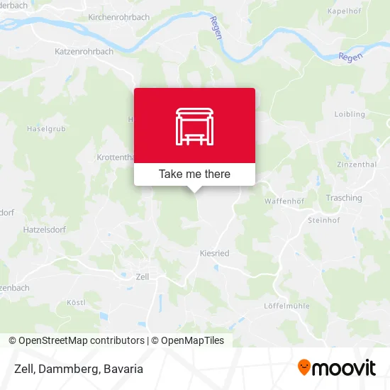 Карта Zell, Dammberg