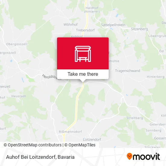 Карта Auhof Bei Loitzendorf