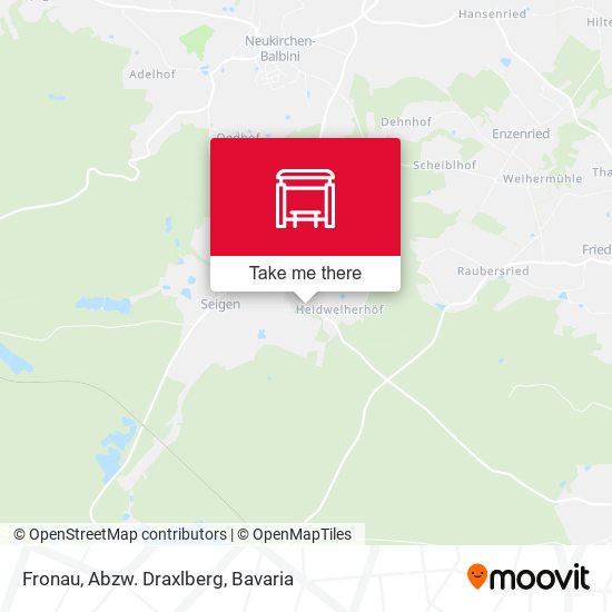 Fronau, Abzw. Draxlberg map