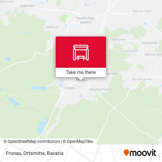 Карта Fronau, Ortsmitte