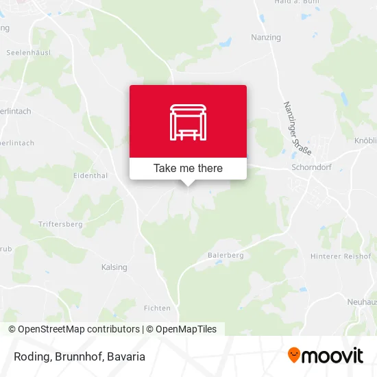 Карта Roding, Brunnhof