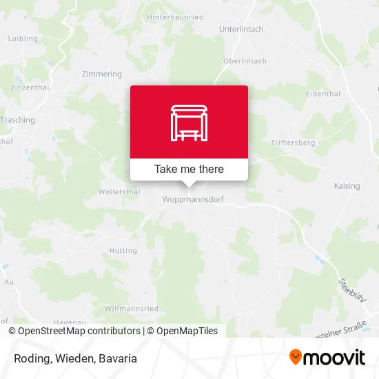 Карта Roding, Wieden