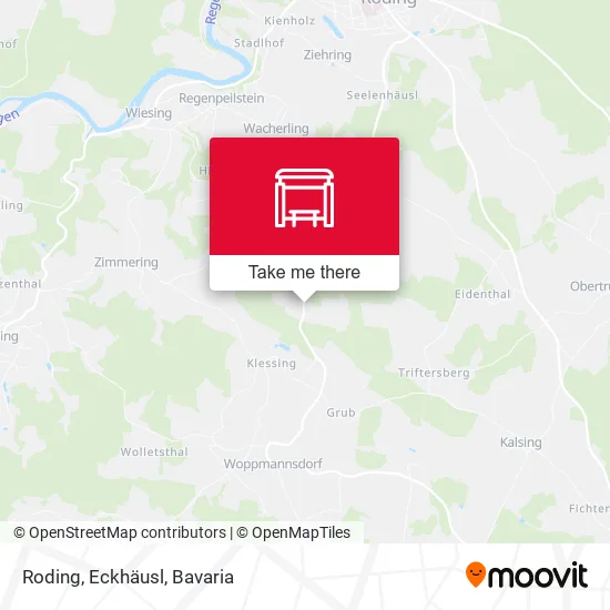 Карта Roding, Eckhäusl
