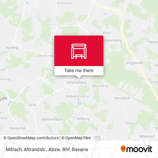 Карта Miltach, Altrandsb., Abzw. Bhf