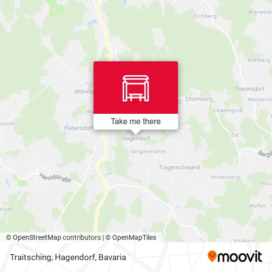 Карта Traitsching, Hagendorf