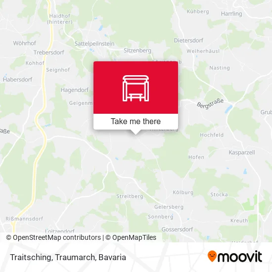 Карта Traitsching, Traumarch