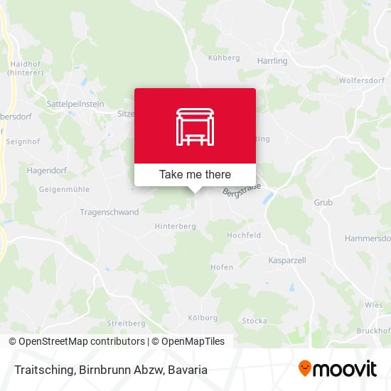 Traitsching, Birnbrunn Abzw map