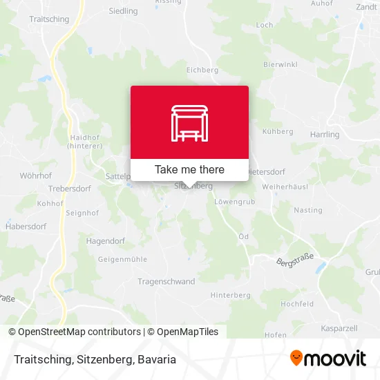 Карта Traitsching, Sitzenberg