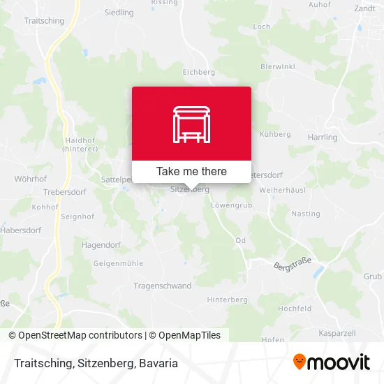 Карта Traitsching, Sitzenberg