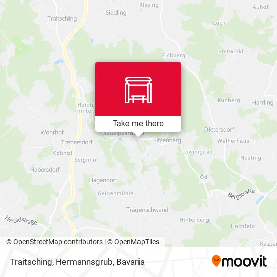 Карта Traitsching, Hermannsgrub