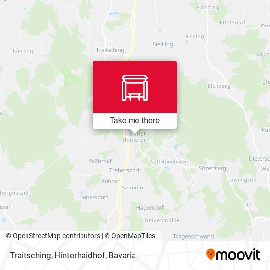 Traitsching, Hinterhaidhof map